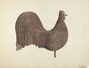 Rooster Weather Vane, probably 1940.