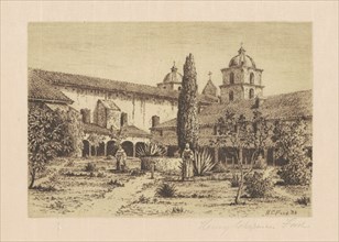 Garden, Mission Santa Barbara, 1888.