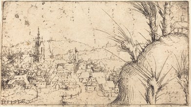 Landscape with a Town at Left, 1549.