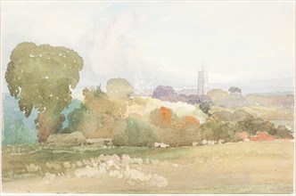 Landscape with Church Steeple, 1828.
