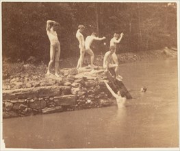 Thomas Eakins and Students, c. 1883.