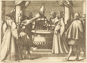 Baptism of the Prince of Spain, 1612.