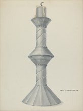 Penitente Altar Candle Stick, c. 1937.