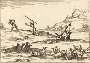 Shepherds Defending their Herds, 1628.