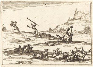 Shepherds Defending their Herds, 1628.