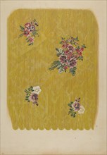 Silk with Embroidered Flowers, c. 1941.