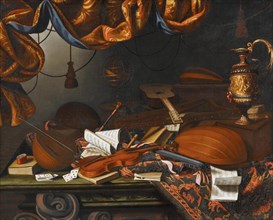 Musical instruments. Private Collection.