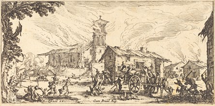 Ravaging and Burning a Village, c. 1633.