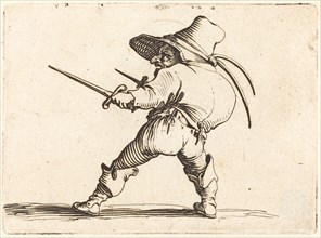 Duellist with Sword and Dagger, c. 1622.