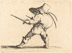 Duellist with Sword and Dagger, c. 1622.
