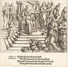 Queen of Sheba's Visit to Solomon, 1548.