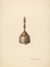 Bronze Bell for the Dining Room, c. 1941.