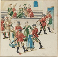 Three Couples in a Circle Dance, c. 1515.