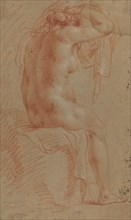 Nude Female Figure [verso], 17th century.