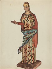 Bulto (Wooden Figure of Saint), 1935/1942.