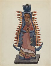 Bulto of the Virgin of Guadalupe, c. 1936.