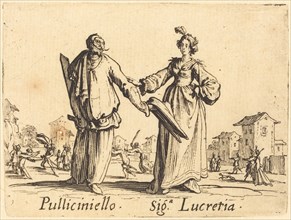 Pulliciniello and Siga. Lucretia, c. 1622.