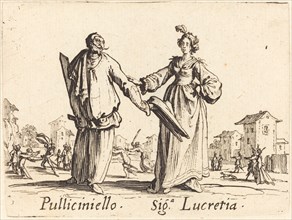 Pulliciniello and Siga. Lucretia, c. 1622.