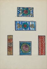 Panels from Tin Frames and Nichos, c. 1936.