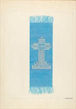 Bookmark with Design of Cardboard, c. 1937.