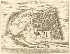 Aerial View of the City of Jerusalem, 1619.