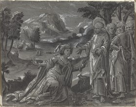Christ and the Adulteress [recto], c. 1600.