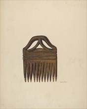 Comb (For Horses' Manes and Tails), c. 1938.