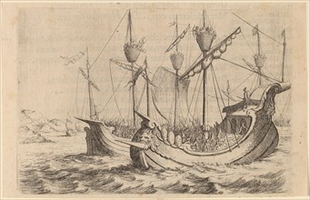 Hannibal's Navy Battling the Rhodians, 1634.