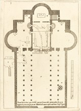 Plan of the Church of the Holy Manger, 1619.