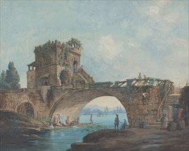 The Ponte Salario with Laundresses, c. 1780.