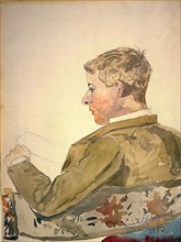 Portrait Of Fellow Student At Cornell, 1883.