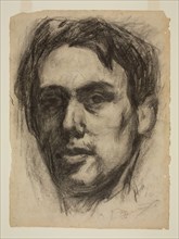 Self-Portrait (recto), Sketch (verso), 1909.