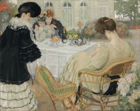 Ladies taking tea , 1902. Private Collection.