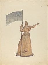 Weather Vane - "Goddess of Liberty", c. 1937.