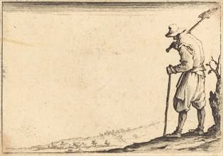 Peasant with Shovel on His Shoulder, c. 1617.