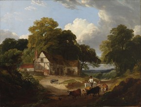 Barnyard Scene, late 18th-early 19th century.