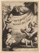 Title Page: Two Cripples Receiving Alms, 1632.