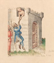 Woman Suspending Man from Tower, c. 1420/1430.