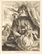 l'Amoureux Guerrier, 1736. [The Warrior Lover].