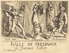 Frontispiece for "Balli di Sfessania", c. 1622.