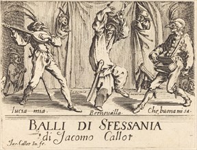 Frontispiece for "Balli di Sfessania", c. 1622.