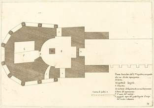 Plan of the Church of the Holy Sepulchre, 1619.
