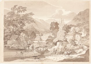 A Mountainous Landscape, first half 19th century.