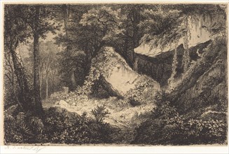 Les roches blanches (White Rocks), published 1849.