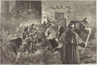 Espagne. La Viatique, 1889. [Spain, The Viaticum].