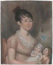 Anna Margaret Blake and Her Two Children, c. 1808.