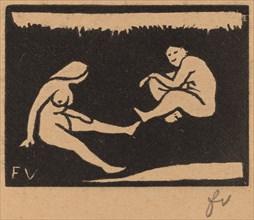Two Seated Bathers (Deux baigneuses assises), 1893.