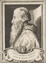 Portrait of Cardinal Pietro Bembo facing left, 1572.