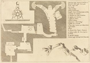 Plan of All the Important Places in Bethlehem, 1619.