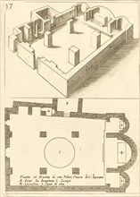 Plan and Elevation of the Church of S. Iacoma, 1619.